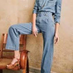 Sezane Armando Trousers US 4 UK 8 - NWT
